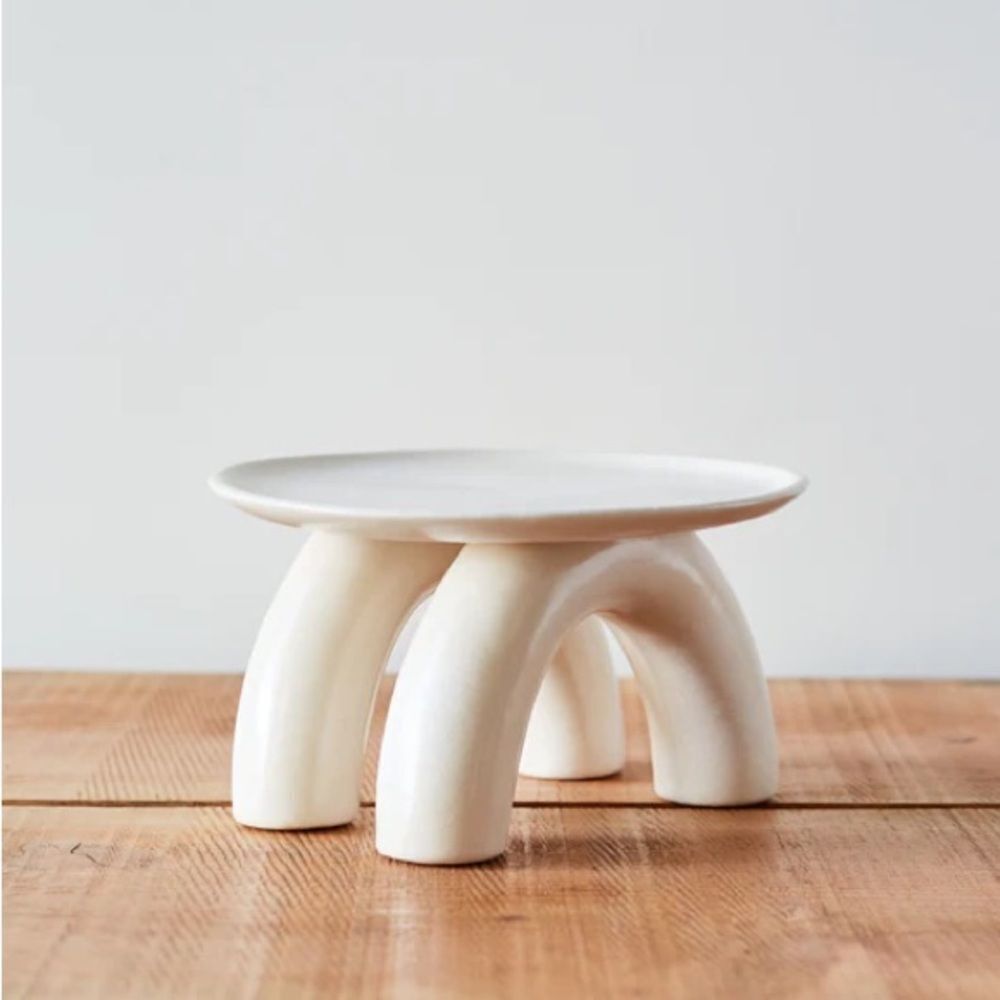 Anthropologie Echo Footed Saucer Plant Stand